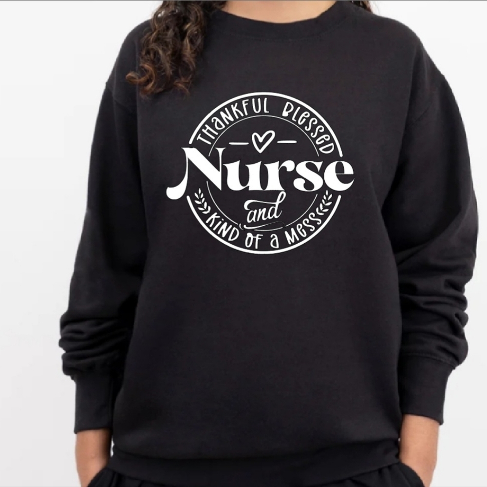 Thankful nurse unisex black